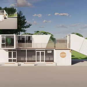 SXKON Milk Tea Shop Creative Container Mobile House thumbnail-3
