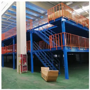 Steel Mezzanine Structures With Load Capacity Over 1500kg per Square Meter for Industrial thumbnail-5