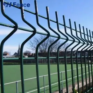 PVC Coated 3D Curved Wire Fence - V Fold Design for Enhanced Security and Aesthetics thumbnail-3