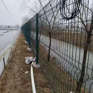 Galvanized PVC Coated 3D Fence System for Solar Farm Protection thumbnail-3