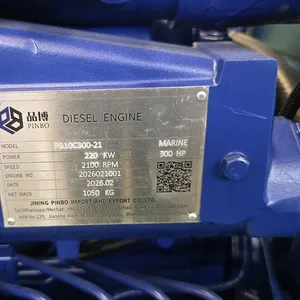 High Quality 300HP PB10C300-21 Marine Propulsion Engine for Small and Medium Fishing Boats thumbnail-3