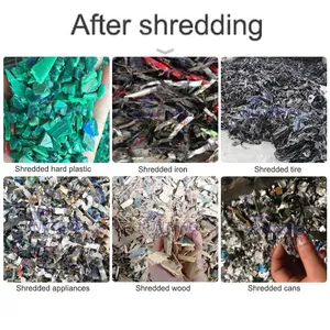 Agricultural Straw Rice Husk Bark Double Axis Shredder and RDF Fuel Rod Making Machine Production Line thumbnail-3