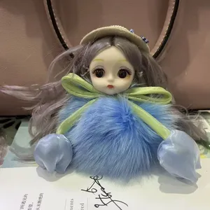 Tulip Bow Girl Doll Bag Charm thumbnail-5