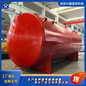 Large Vertical Carbon Steel Anti-corrosion Tank, 200m³ Chemical & Horizontal Double-layer Diesel Storage Tank thumbnail-1