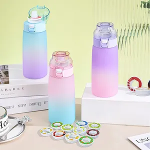 Fragrance Cup New Fun Creative Water Cup Girls High-Looking Student Childrens Sports Cup With Straw Gradient Color Straw Cup thumbnail-1