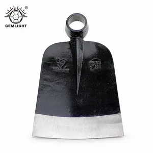 Heavy Duty Forged Carbon Steel Digging Hoe Wooden Handle Garden Soil Farm Cultivation Agricultural Hand Tool Digging Hoe thumbnail-1