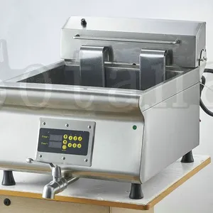 Single-cylinder Double-screen Electric Fryer With Oil Drain Valve and Computer Control thumbnail-3