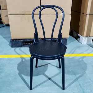 Modern Plastic Durable Dining Chair 3-Year Warranty-Single Seat for Cafe Restaurant Wedding Banquet Hotel Lounge Outdoor Use thumbnail-3