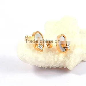 Golden Earring Designs for Women Lock Earrings thumbnail-4