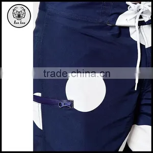 Boardie Swim Shorts With Polka Dot Print thumbnail-2