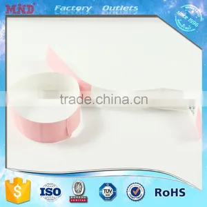 MDW156 Custom Soft Paper L Shape Barcode Hospital id Wristbands Quality Choice thumbnail-1