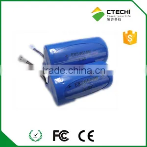Li-SOCL2 3.6V Lithium Battery 19000mah ER34615 D Size Battery thumbnail-2