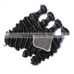 Peruvian Hair Loose Deep Wave She's Happy Virgin Peruvian Deep Wave Hair thumbnail-5