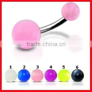 Fashion Belly Navel Ring Acrylic Body Jewelry thumbnail-1