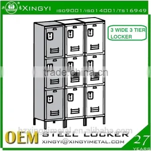 Excellent Workmanship Strong Cheap Gym Metal Locker thumbnail-1