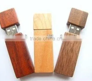 Fashion Design Promotional Gift Custom Engraved Logo Usb Flash Drive Wooden & Wood Gift Box thumbnail-3