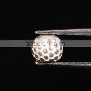 Designer Round Shape 925 Solid Sterling Silver Wholesale Beads thumbnail-1