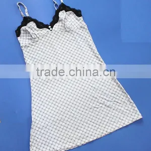 Simple Style Low Black Lace Necktie Nighty Dress/shapewear thumbnail-4
