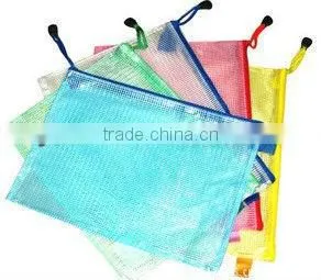 Stationary Zipper Pvc Mesh Bag thumbnail-1