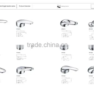 Zinc Kitchen Faucet Handle,basin Mixer Removable Handles,sink Tap Single Handle thumbnail-3