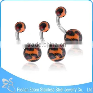 Stainless Steel Jewelry Main Material Resin Balls Belly Piercing Jewelry thumbnail-1
