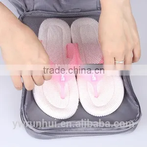 Portable Big Size Shoe Box With Mesh Fabric Cover thumbnail-2