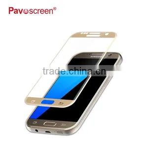 Pavoscreen OEM / ODM 2016 9H Full Cover Privacy Tempered Glass Screen Protector Tempered Glass Film for Samsung Galaxy s7 Edge Supplier's Choice thumbnail-1