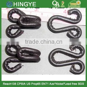Real Leather Covered Hook and Eyes Closures thumbnail-1