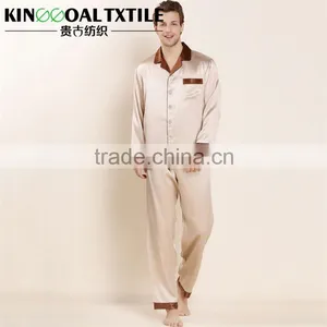 Luxury Men's Classic Silk Pajama Set Sleepwear by 100% Silk thumbnail-1
