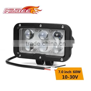 Super Bright Led Spot Work Lights 60w With 6 Cree Leds thumbnail-1