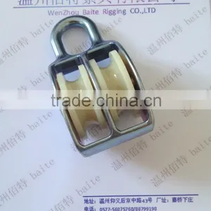 NYLON DOUBLE RIGID PULLEYpulleys Double Wheel thumbnail-2