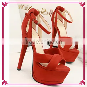 2015 Shower African Shoes for Partying Women Model Fashion PINK Sandals thumbnail-1