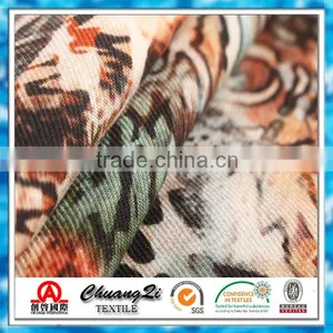 Rayon Material Sexy Leopard Print Wedding Dress Fabric thumbnail-2