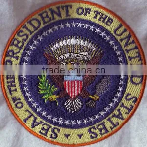 Round Green Leaf Tree Patches/ Round Design 100% Custome Embroidered Badge thumbnail-2