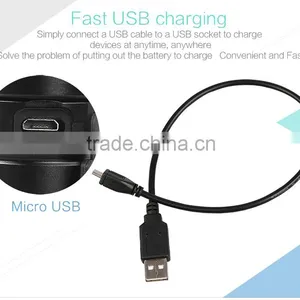 Powerful Mini Focusing USB Charging Flashlight A2 thumbnail-5