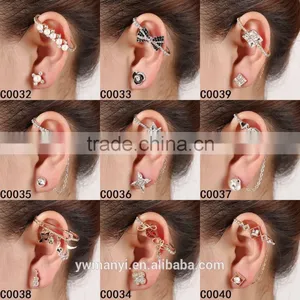 Wholesale Earring Jewelry New 2016 Latest Gold Earring Designs thumbnail-6