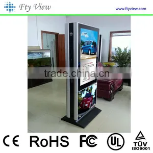 55 Inch Double Sides Floor Stand Touch Screen Display LCD Advertising Player Supplier's Choice thumbnail-1