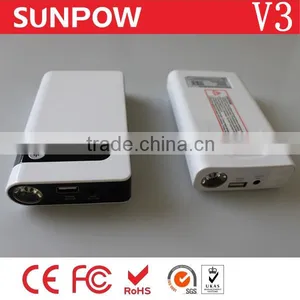 Sunpow 8000mAh Multi-Function Car Battery Power Bank 12v Car Jump Starter for Gasoline Engine With Air Compressor thumbnail-4