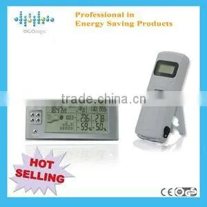 Hot-sale Advanced Wireless Weather Station With Calender With Large LCD Screen Record Wind&Rainwind Rain &Temperature &Humidity thumbnail-1