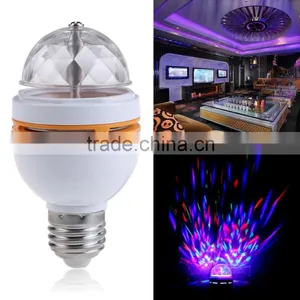 Hot Sale Crystal Magic Ball Rotating Diso Led Party Decoration Lights Bulb thumbnail-4