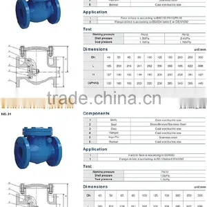 OEM Chinese Factory JIS DPS Swing Wafer Water Check Valve thumbnail-2