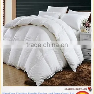Quality White 50% Duck Down 50% Duck Feather Comforter Quilt Duvet Insert 100% 233 TC Cotton Protector Twin Size 68 x 86 Inch thumbnail-1