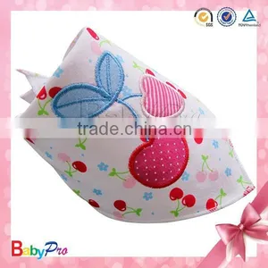 2015 High Quality Wholesale Red Cherry Kids Infinity Scarf Baby Bibs Bandana thumbnail-1