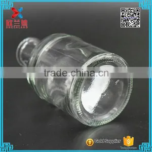 Wholesale 200ml Decorative Round Glass Wine Bottle thumbnail-3