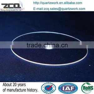 High Precision Perforated Quartz Glass Disc The Minimum Hole 0.8mm thumbnail-3