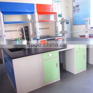 Steel Lab Table Manufacture,can be With Sink and Reagent Rack thumbnail-1