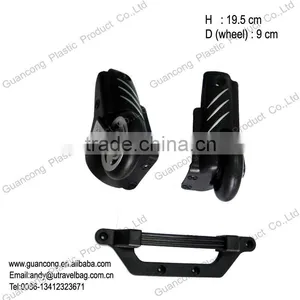 Competitive Plastic/rubber Luggage Caster Wheel for Men's Suitase thumbnail-1