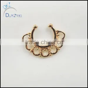 Fashion Indian Gold Nose Ring for Septum thumbnail-2