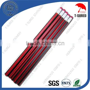 7 Inches Wooden HB Pencil With Rubber In Bulk thumbnail-3