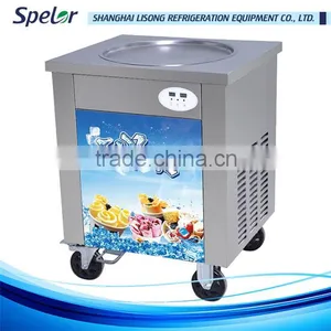 Highly-efficient Single Pan Fried Ice Cream Roll Machine thumbnail-1